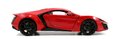 Autíčko Lykan Hypersport Fast & Furious Jada kovové s otvárateľnými časťami a gumenými kolieskami 19 cm dĺžka 1:24