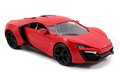Autíčko Lykan Hypersport Fast & Furious Jada kovové s otvárateľnými časťami a gumenými kolieskami 19 cm dĺžka 1:24