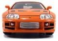 Autíčko Toyota Supra 1995 Fast & Furious Jada kovové s otvárateľnými dverami dĺžka 21 cm 1:24