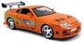 Autíčko Toyota Supra 1995 Fast & Furious Jada kovové s otvárateľnými dverami dĺžka 21 cm 1:24
