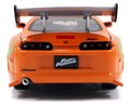 Autíčko Toyota Supra 1995 Fast & Furious Jada kovové s otvárateľnými dverami dĺžka 21 cm 1:24