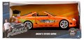 Autíčko Toyota Supra 1995 Fast & Furious Jada kovové s otvárateľnými dverami dĺžka 21 cm 1:24