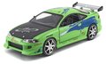 Autíčko Mitsubishi Eclipse 1995 Fast & Furious Jada kovové s otvárateľnými dverami dĺžka 20 cm 1:24