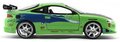 Autíčko Mitsubishi Eclipse 1995 Fast & Furious Jada kovové s otvárateľnými dverami dĺžka 20 cm 1:24