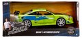 Autíčko Mitsubishi Eclipse 1995 Fast & Furious Jada kovové s otvárateľnými dverami dĺžka 20 cm 1:24