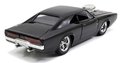 Autíčko na diaľkové ovládanie RC Dodge Charger 1970 Fast & Furious Jada čierne dĺžka 18 cm 1:24