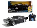 Autíčko na diaľkové ovládanie RC Dodge Charger 1970 Fast & Furious Jada čierne dĺžka 18 cm 1:24