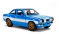 Autíčko Ford Escort 1974 Fast & Furious Jada kovové s otvárateľnými časťami a gumenými kolieskami dĺžka 18 cm 1:24