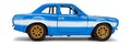 Autíčko Ford Escort 1974 Fast & Furious Jada kovové s otvárateľnými časťami a gumenými kolieskami dĺžka 18 cm 1:24