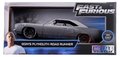 Autíčko Plymouth 1970 Road Runner Fast & Furious Jada kovové s otvárateľnými časťami dĺžka 22 cm 1:24