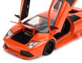 Autíčko Lamborghini Murcielago Fast & Furious Jada kovové s otvárateľnými časťami dĺžka 18 cm 1:24