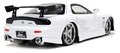 Autíčko Mazda RX-7 Fast & Furious Jada kovové s otvárateľnými časťami dĺžka 20 cm 1:24