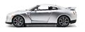 Autíčko Nissan GT-R 2009 Fast & Furious Jada kovové s otvárateľnými časťami dĺžka 19 cm 1:24