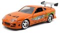Autíčka Toyota Supra a Dodge Charger 1970 Fast & Furious Twin Pack Jada kovové s otvárateľnými dverami dĺžka 12 cm 1:32
