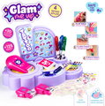 Tetovacie štúdio s ozdobnými kamienkami Glam Tattoo Corner Smoby 4 rôzne štýly tetovania 30 doplnkov od 6 rokov