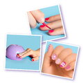 Nechtové štúdio s elektronickým sušičom Glam Nail Salon Smoby s reálnym lakom na nechty a nálepkami 9 doplnkov od 6 rokov
