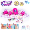Tetovacia sada s metalickými fóliami Glam Metallic Tattoo Smoby s ozdobnými kamienkami 11 doplnkov od 6 rokov