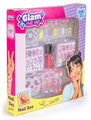 Sada na manikúru s nalepovacími nechtami Glam Nail Set Smoby s lakom a pilníkom 6 doplnkov od 6 rokov