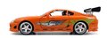 Autíčko Toyota Supra 1995 Fast & Furious Jada kovové s otvárateľnými časťami a figúrkou Brian O´Connor dĺžka 21 cm 1:24
