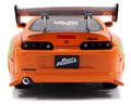 Autíčko Toyota Supra 1995 Fast & Furious Jada kovové s otvárateľnými časťami a figúrkou Brian O´Connor dĺžka 21 cm 1:24