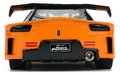 Autíčko Mazda RX-7 1995 Fast & Furious Jada kovové s otvárateľnými časťami a figúrkou Hana dĺžka 19 cm 1:24