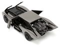 Autíčko Batman Batmobile 2022 Comic Con Jada kovové s otvárateľnými dverami a figúrkou Batmana dĺžka 19 cm 1:24