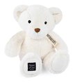 Plyšový medvedík Le Nounours White Histoire d’ Ours biely 28 cm od 0 mes