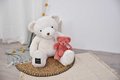 Plyšový medveď Le Nounours White Histoire d’ Ours biely 75 cm od 0 mes