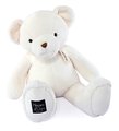 Plyšový medveď Le Nounours White Histoire d’ Ours biely 75 cm od 0 mes