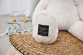 Plyšový medveď Le Nounours White Histoire d’ Ours biely 75 cm od 0 mes