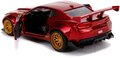 Autíčko Chevy Camaro 2016 Iron Man Marvel Jada kovové s otvárateľnými dverami dĺžka 13 cm 1:32