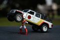 Autíčko Marvel X-Men 2020 Jeep Gladiator Jada kovové s otvárateľnými dverami a figúrkou Colossus dĺžka 14 cm 1:32