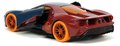 Autíčko Marvel Doctor Strange Ford GT Jada kovové s otvárateľnými dverami a figúrkou Doctor Strange dĺžka 13,3 cm 1:32