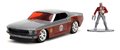 Autíčko Fastback 1969 Ford Mustang Marvel Jada kovové s otvárateľnými dverami a figúrka Star Lord dĺžka 13,9 cm 1:32