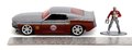 Autíčko Fastback 1969 Ford Mustang Marvel Jada kovové s otvárateľnými dverami a figúrka Star Lord dĺžka 13,9 cm 1:32
