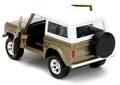 Autíčko Marvel Ford Bronco 1973 Jada kovové s otvárateľnými dverami a figúrkou Groot dĺžka 14 cm 1:32