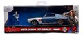Autíčko Chevrolet Camaro 1973 Marvel Jada kovové s otvárateľnými dverami a figúrka Winter Soldier dĺžka 14 cm 1:32