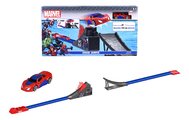 Skákací most Bridge Jumper Marvel Majorette dĺžka 150 cm s kovovým autíčkom Spiderman 1:64