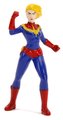 Autíčko Marvel Ford Mustang Mach 1973 Jada kovové s otvárateľnými časťami a figúrkou Captain Marvel 18 cm dĺžka 1:24