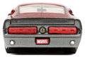 Autíčko Marvel 1967 Shelby GT-500 Jada kovové s otvárateľnými časťami a figúrkou Star Lord dĺžka 20 cm 1:24