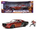 Autíčko Marvel 1967 Shelby GT-500 Jada kovové s otvárateľnými časťami a figúrkou Star Lord dĺžka 20 cm 1:24