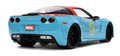 Autíčko Marvel Doctor Strange Chevy Corvette 2006 Jada kovové s otvárateľnými časťami a figúrkou Doctor Strange dĺžka 22 cm 1:24