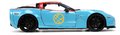 Autíčko Marvel Doctor Strange Chevy Corvette 2006 Jada kovové s otvárateľnými časťami a figúrkou Doctor Strange dĺžka 22 cm 1:24