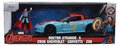 Autíčko Marvel Doctor Strange Chevy Corvette 2006 Jada kovové s otvárateľnými časťami a figúrkou Doctor Strange dĺžka 22 cm 1:24
