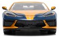Autíčko Marvel Chevy Corvette Jada kovové s otvárateľnými časťami a figúrkou Wolverine dĺžka 22 cm 1:24