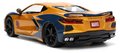 Autíčko Marvel Chevy Corvette Jada kovové s otvárateľnými časťami a figúrkou Wolverine dĺžka 22 cm 1:24