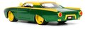 Autíčko Marvel Ford Thunderbird Jada kovové s otvárateľnými časťami a figúrkou Loki dĺžka 22 cm 1:24