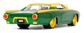 Autíčko Marvel Ford Thunderbird Jada kovové s otvárateľnými časťami a figúrkou Loki dĺžka 22 cm 1:24