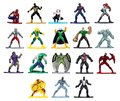 Figúrky zberateľské Marvel Multi Pack Nano Figures Wave 7 Jada kovové sada 18 druhov výška 4 cm