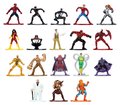 Figúrky zberateľské Marvel Multi Pack Nano Figures Wave 8 Jada kovové sada 18 druhov výška 4 cm